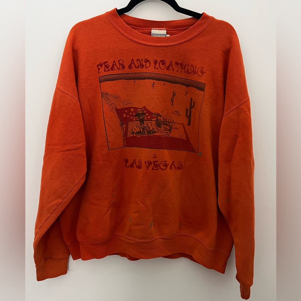 Fear and Loathing Orange Sweater